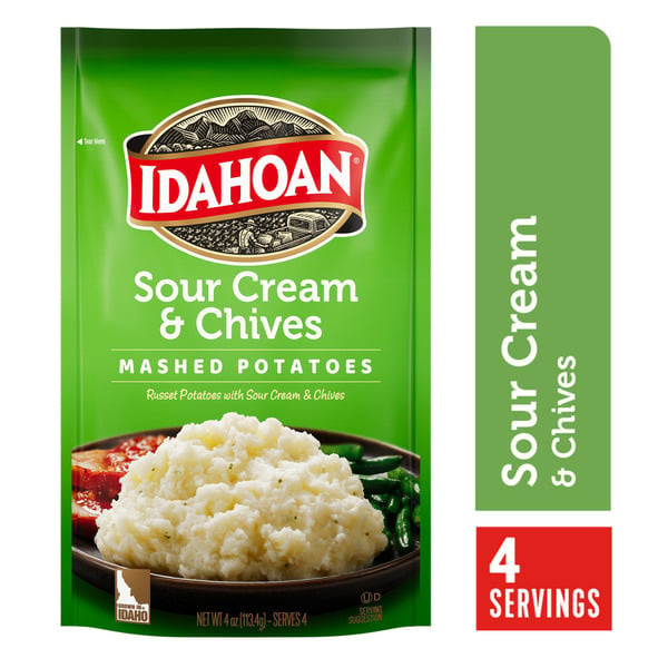 Instant Foods Idahoan® Sour Cream & Chives Mashed Potatoes hero