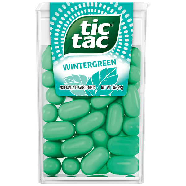 Mint & Gum Tic Tac Fresh Breath Mints, Wintergreen, Bulk Hard Candy Mints hero