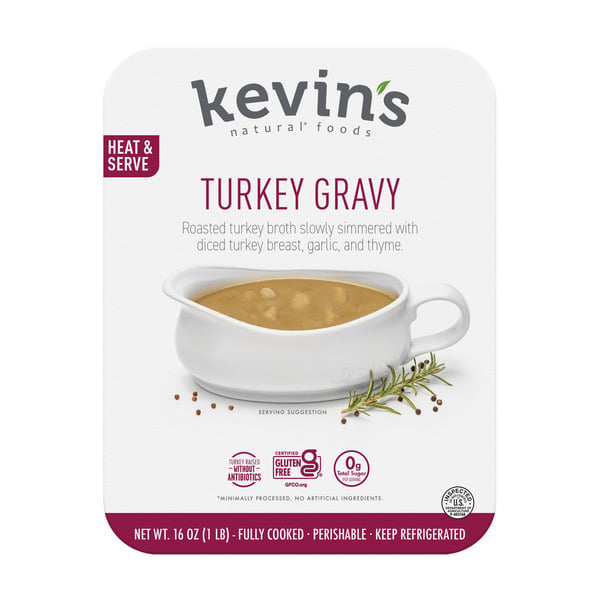 Fresh Dips & Tapenades Kevin's Natural Foods Turkey Gravy hero