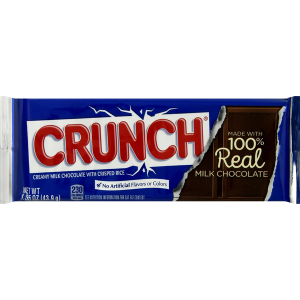 Candy & Chocolate Crunch Candy Bar, Milk Chocolate hero