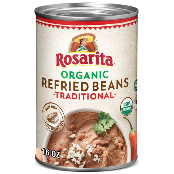 Canned Meals & Beans Rosarita Organic Refried Beans Canned Beans hero