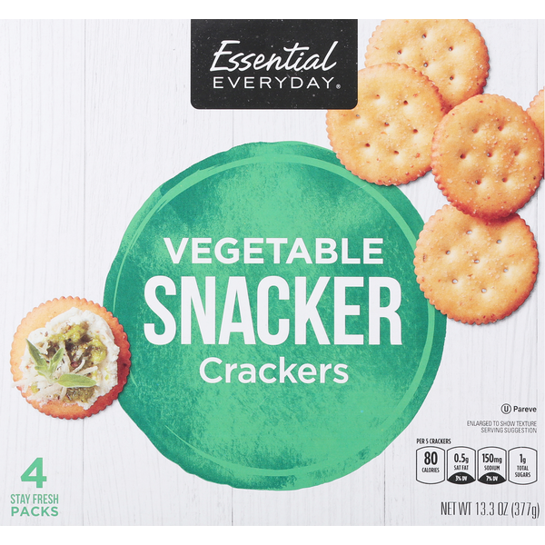 Crackers Essential Everyday Snacker Crackers, Vegetable hero