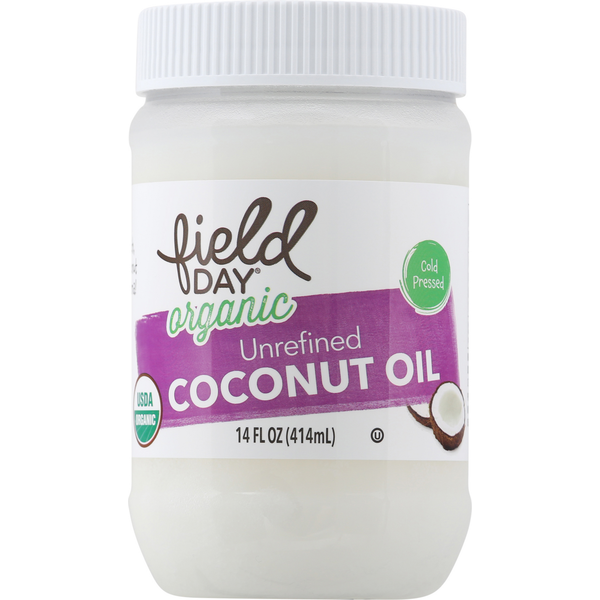 Oils & Vinegars FIELD DAY Coconut Oil, Unrefined, Cold Pressed hero