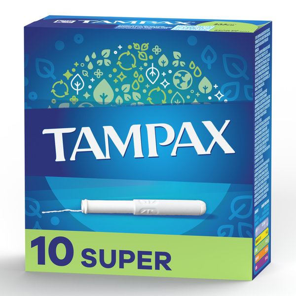 Feminine Care TAMPAX Cardboard Tampons Super Absorbency hero