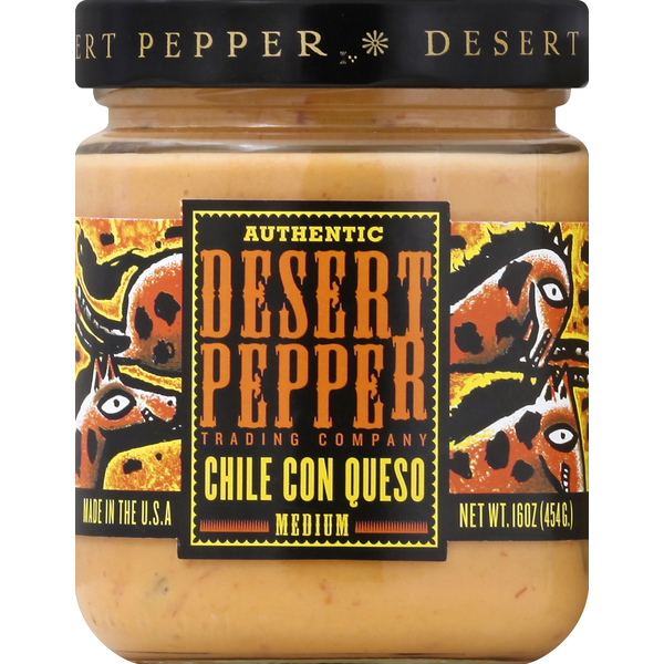 Preserved Dips & Spreads Desert Pepper Trading Co. Chile con Queso, Medium hero