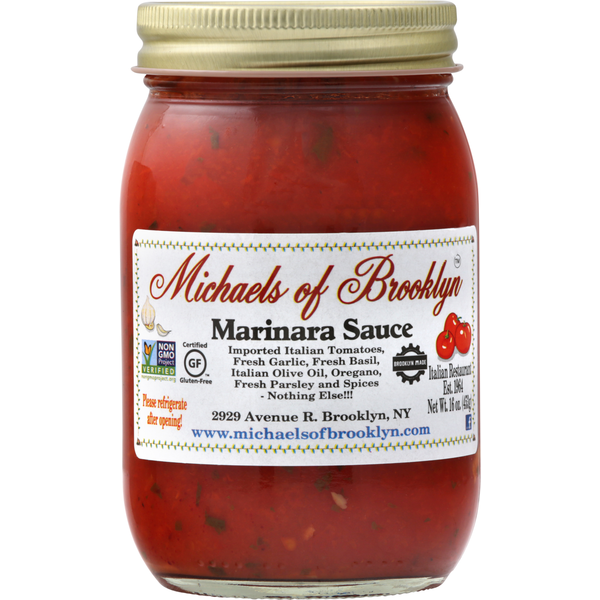 Pasta Sauce Michael’s of Brooklyn Marinara Sauce hero