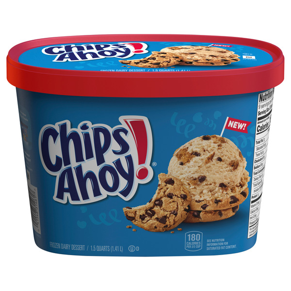 Ice Cream & Ice Chips Ahoy! Frozen Dairy Dessert hero