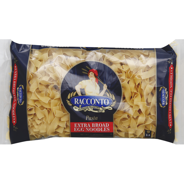 Fresh Pasta Racconto Italian Foods Egg Noodles, Extra Broad hero