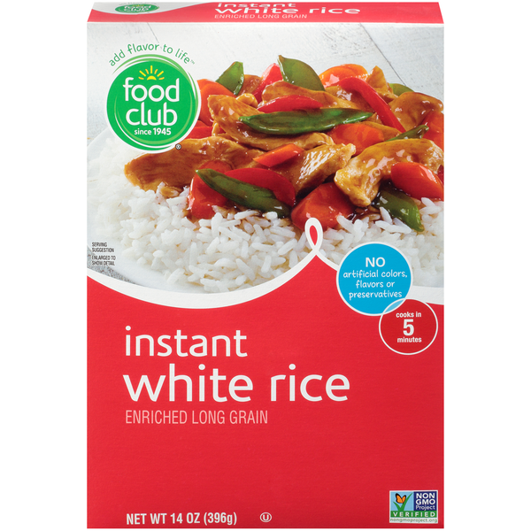 Instant Foods Food Club Enriched Long Grain Instant White Rice hero