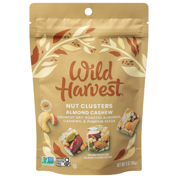 Nuts, Seeds & Dried Fruit Wild Harvest Nut Clusters, Almond Cashew hero