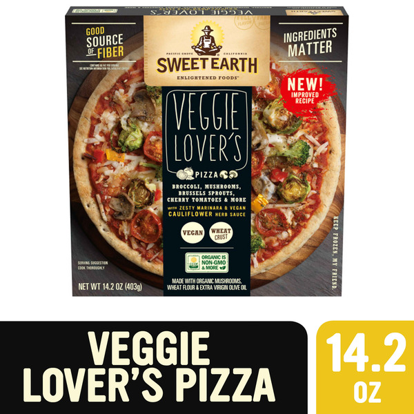 Frozen Pizza Sweet Earth Veggie Lover's Pizza hero