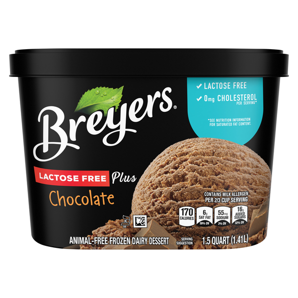 Ice Cream & Ice Breyers Light Ice Cream Lactose Free Chocolate hero