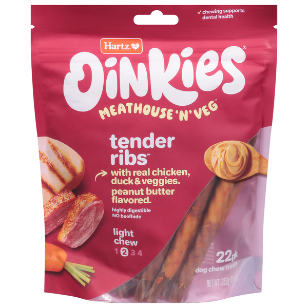 Dog Food & Care Hartz Dog Chew Treats, Tender Ribs, Light Chew hero