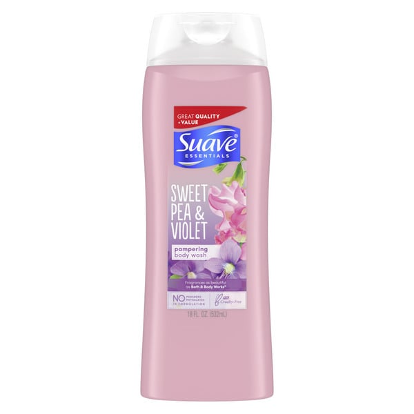 Suave Body Wash Sweet Pea And Violet hero