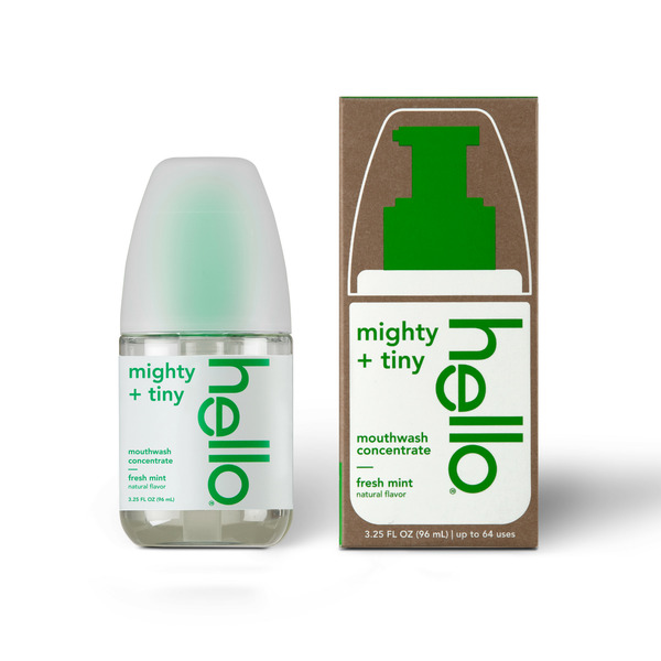 hello Mighty + Tiny Mouthwash Concentrate, Fresh Mint, Fresh Mint hero