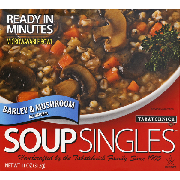 Frozen Meals Tabatchnick Soup, Barley & Mushroom hero