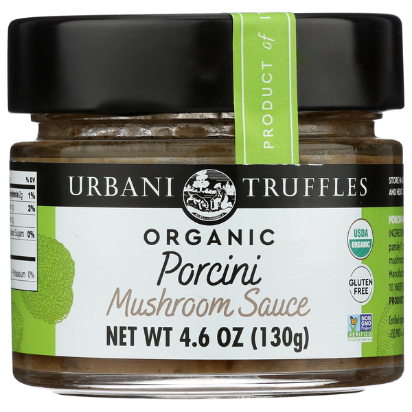 Condiments Urbani Truffles Organic Porcini Mushroom Sauce hero