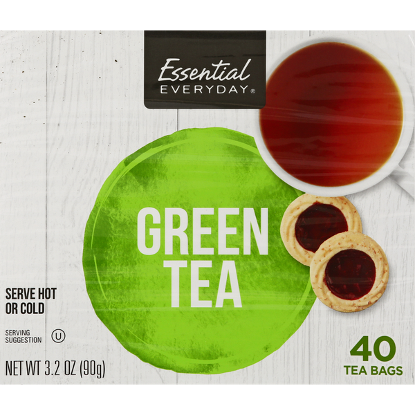 Tea Essential Everyday Green Tea, Tea Bags hero