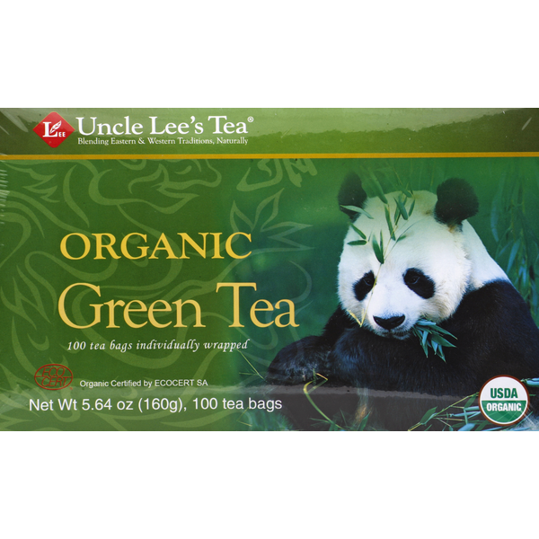 Tea Uncle Lee's Teas Green Tea, Organic hero