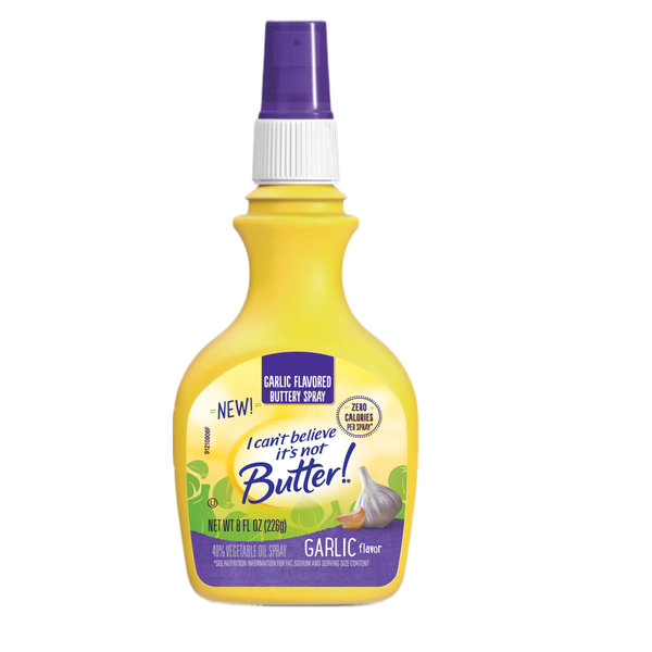 Butter I Can't Believe It's Not Butter Garlic Flavored Buttery Spray hero