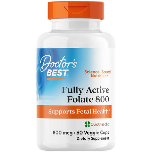 Doctor’s Best 800mcg Active Folate Capsules hero