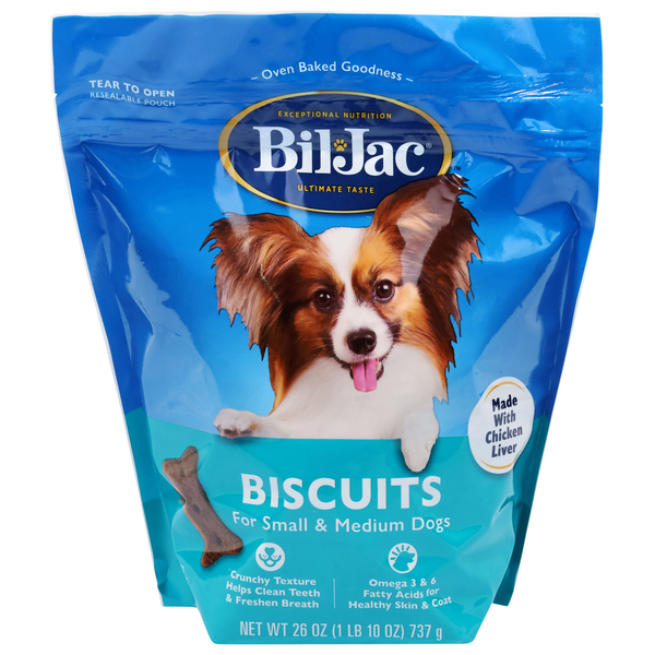 Dog Food & Care Bil-Jac Dog Biscuits, Small & Medium Dogs hero