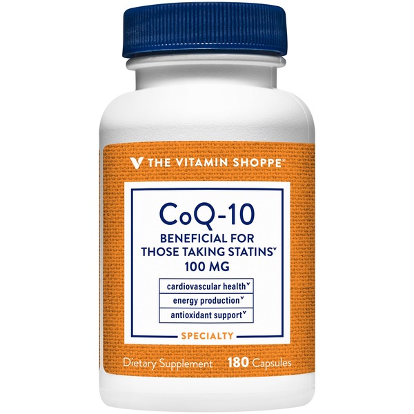 Heart Health The Vitamin Shoppe CoQ-10 - 100 MG (180 Capsules) hero