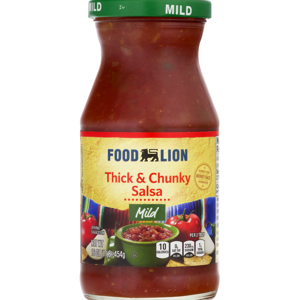 Preserved Dips & Spreads Food Lion Salsa, Thick & Chunky, Mild hero