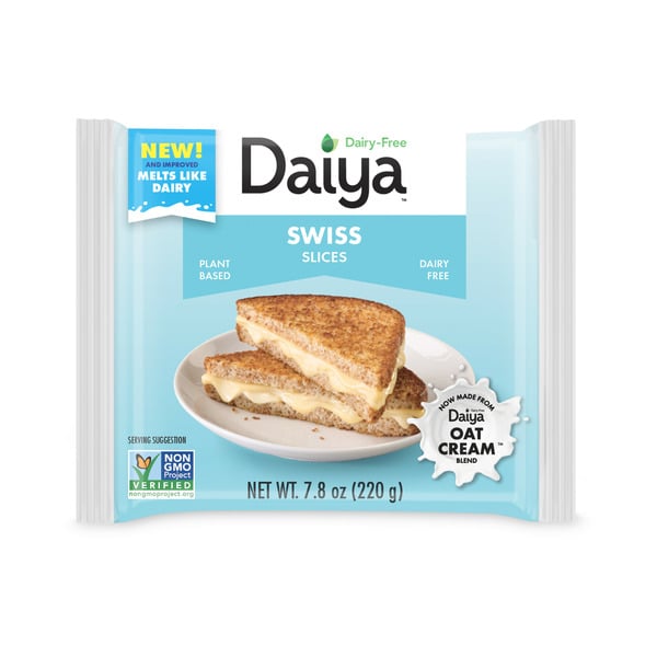 Soy & Lactose-Free Daiya Swiss Style Slices, Dairy Free hero