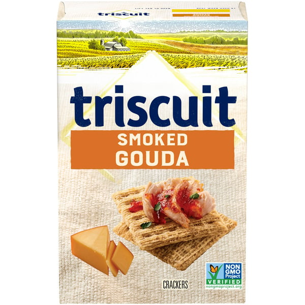 Crackers Triscuit Smoked Gouda Whole Grain Wheat Crackers hero