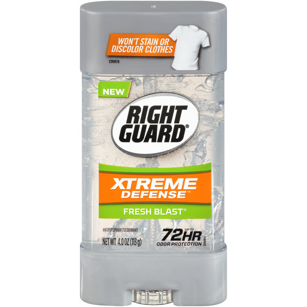 Deodorants Right Guard Xtreme Defense Antiperspirant Deodorant Gel, Fresh Blast hero