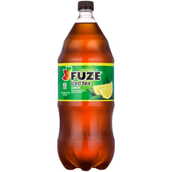 Tea FUZE Iced Tea Lemon Bottle With Vitamins B6 And B12 hero