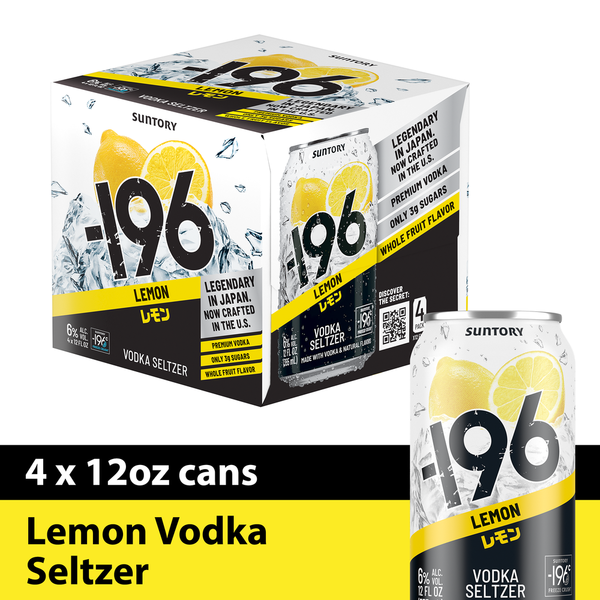 -196 Lemon Vodka Seltzer hero