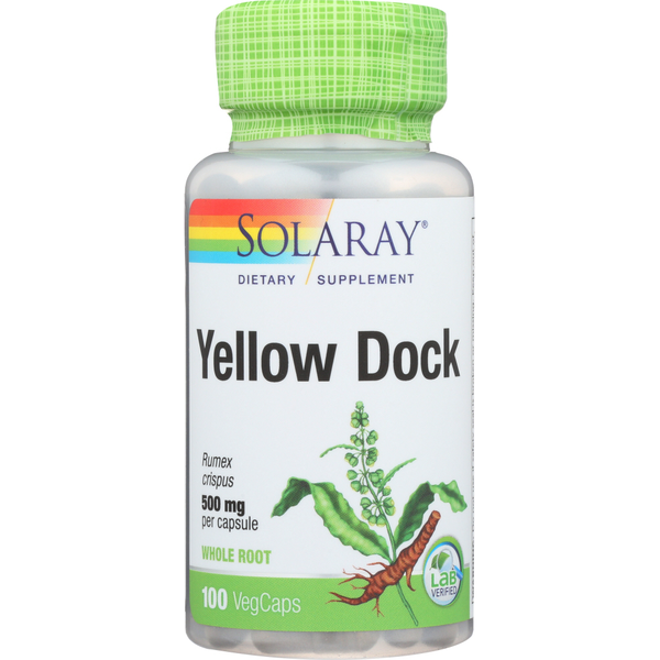 Digestive Aids/Enzymes/Cleanses Solaray Yellow Dock hero