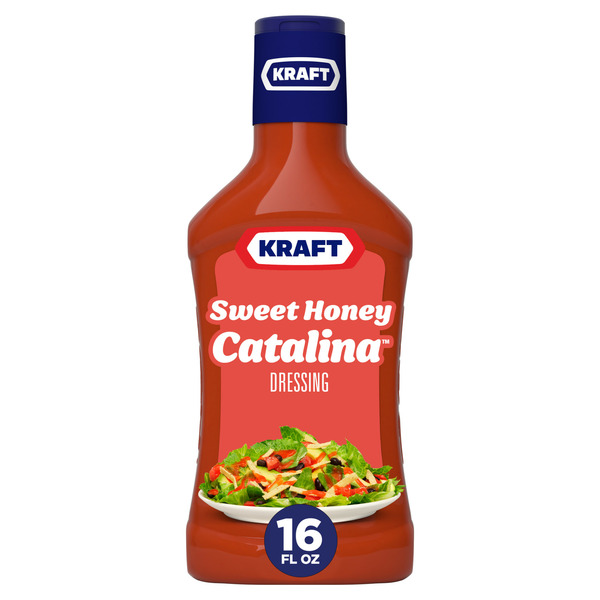 Salad Dressing & Toppings Kraft Sweet Honey Catalina Salad Dressing hero