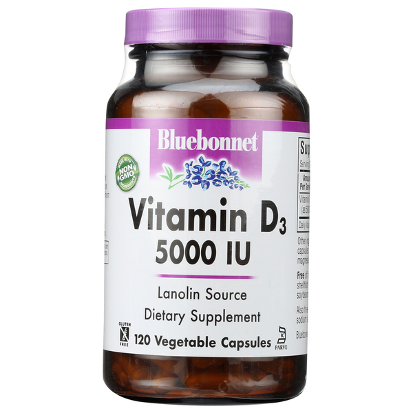 Dietary Supplements Bluebonnet Vitamin D3 5000 Iu hero