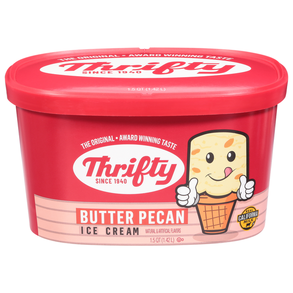 Ice Cream & Ice Thrifty Ice Cream Ice Cream, Butter Pecan hero