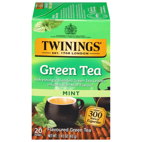 Tea Twinings Flavoured Green Tea, Mint hero