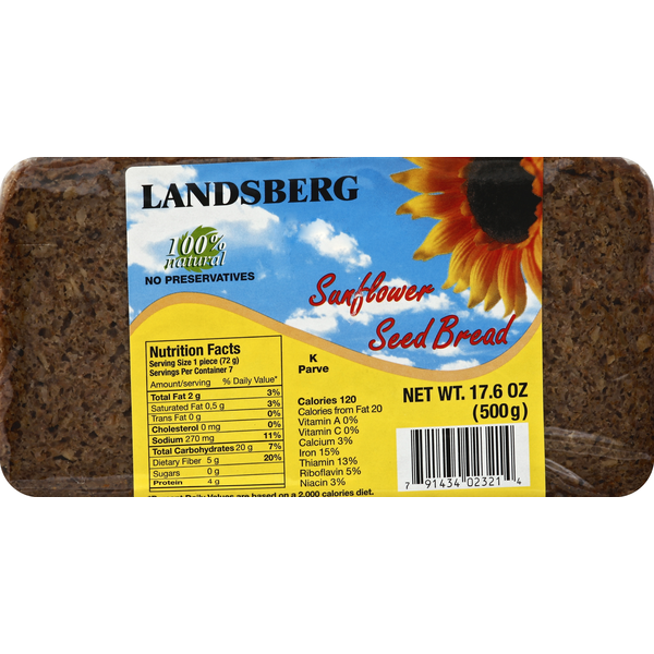 Bread Landsberg Bread, Sunflower Seed hero