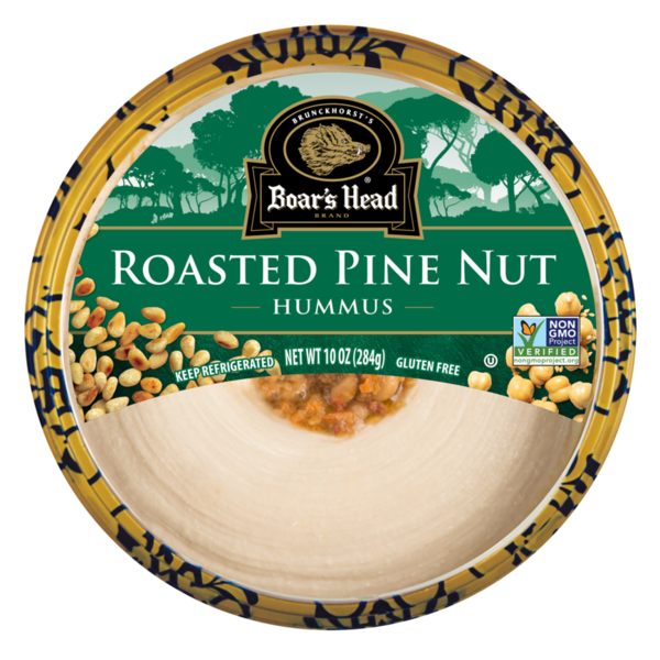 Fresh Dips & Tapenades Boar's Head Roasted Pine Nut Hummus hero