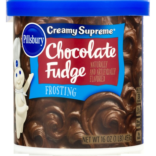 Baking Supplies & Decor Pillsbury Creamy Supreme Frosting Chocolate Fudge hero