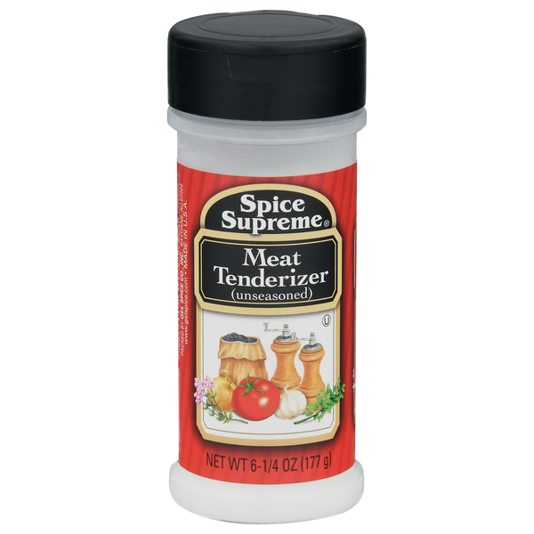 Spices & Seasonings Spice Supreme Meat Tenderizer, Unseasoned hero