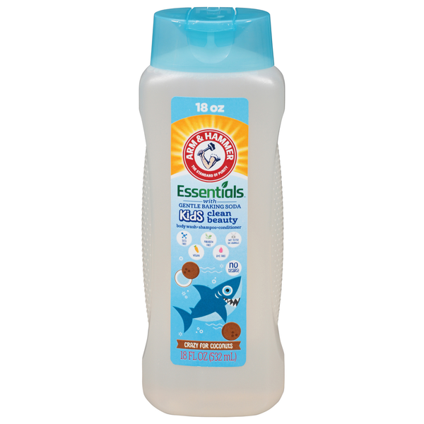 Body Lotions & Soap Arm & Hammer Body Wash Shampoo + Conditioner, with Gentle Baking Soda, Crazy for Coconuts hero