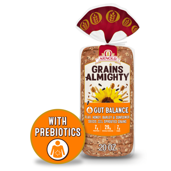 Packaged Bread Arnold Grains Almighty, Gut Balance Thin Sliced Bread hero