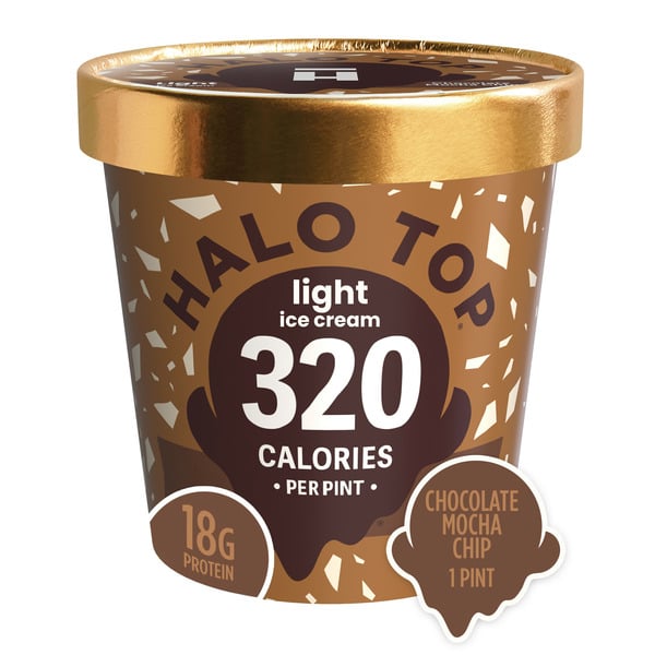 Ice Cream & Ice Halo Top Mocha Chip hero