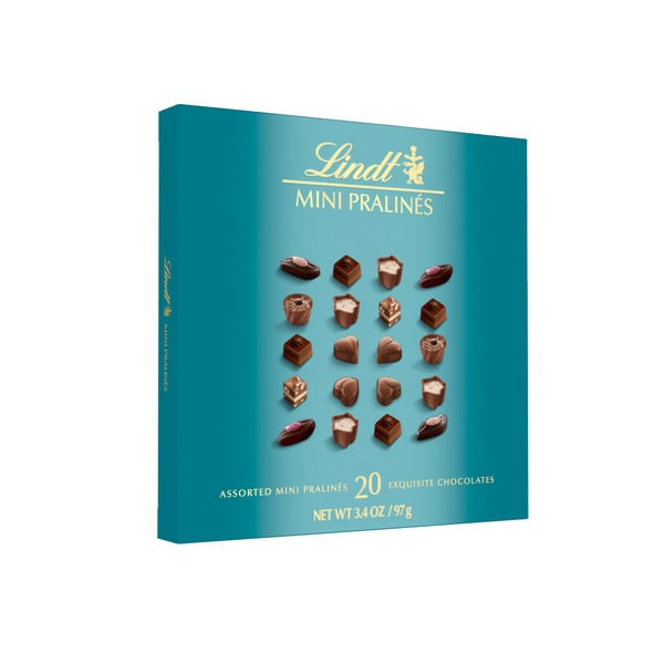 Candy, Chocolate & Gum Lindt Assorted Mini Pralines, Chocolate Candy Gift Box hero