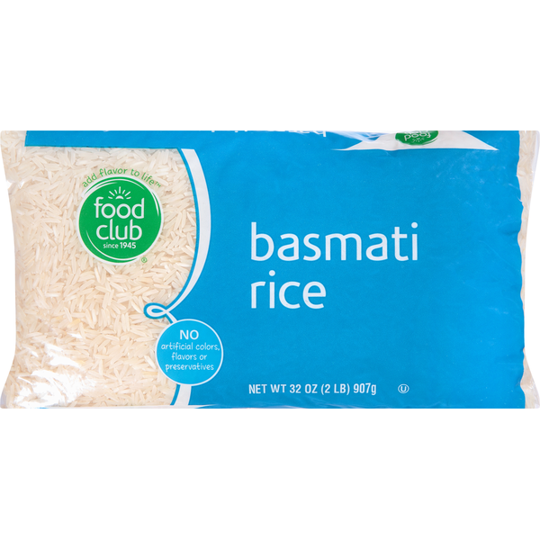 Grains, Rice & Dried Goods Food Club Rice, Basmati hero