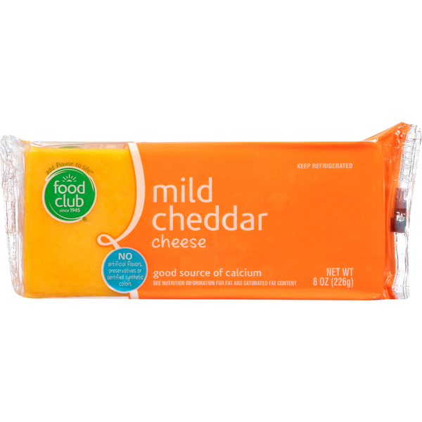 Packaged Cheese Mild Cheddar Cheese hero