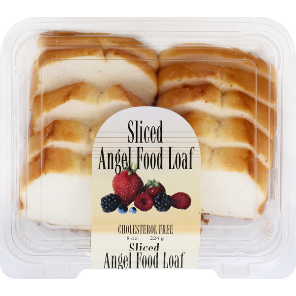 Cookies & Cakes Olson's Baking Company Angel Food Loaf, Sliced hero