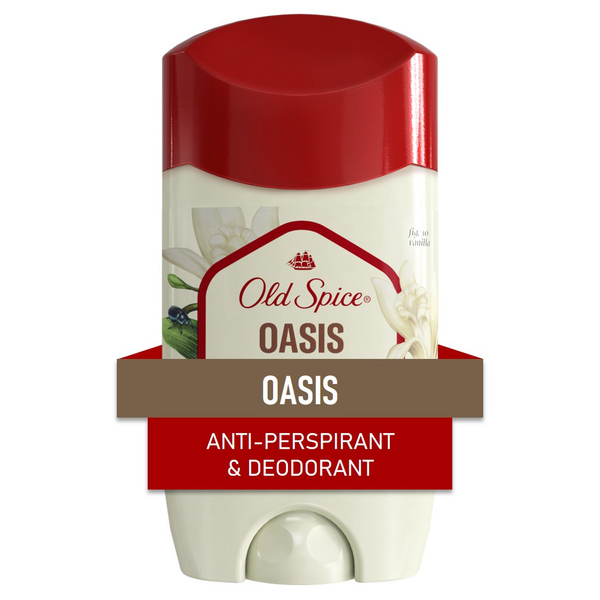 Shave Needs Old Spice Men's Antiperspirant & Deodorant Oasis with Vanilla hero